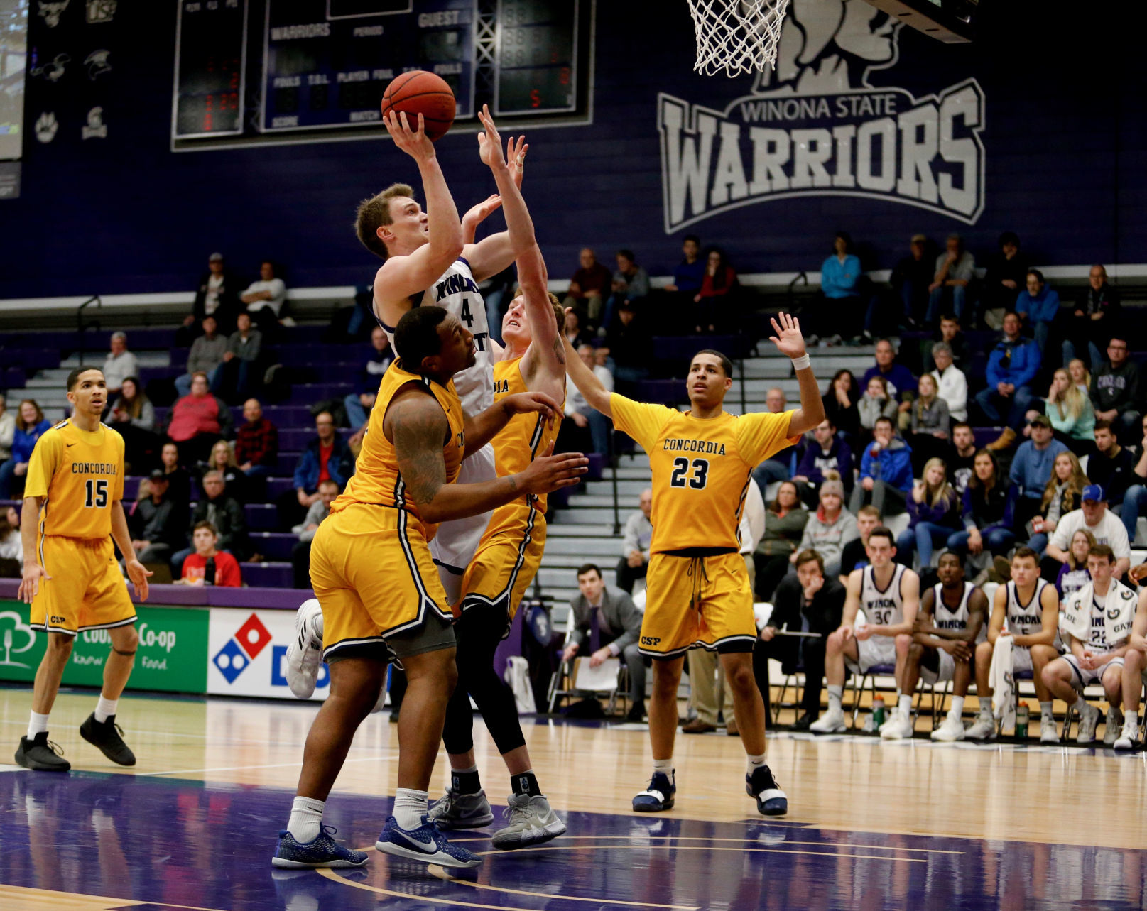 WSU MBB vs Concordia 8